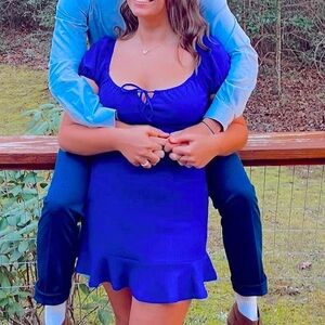 City Triangles Royal Blue Dress